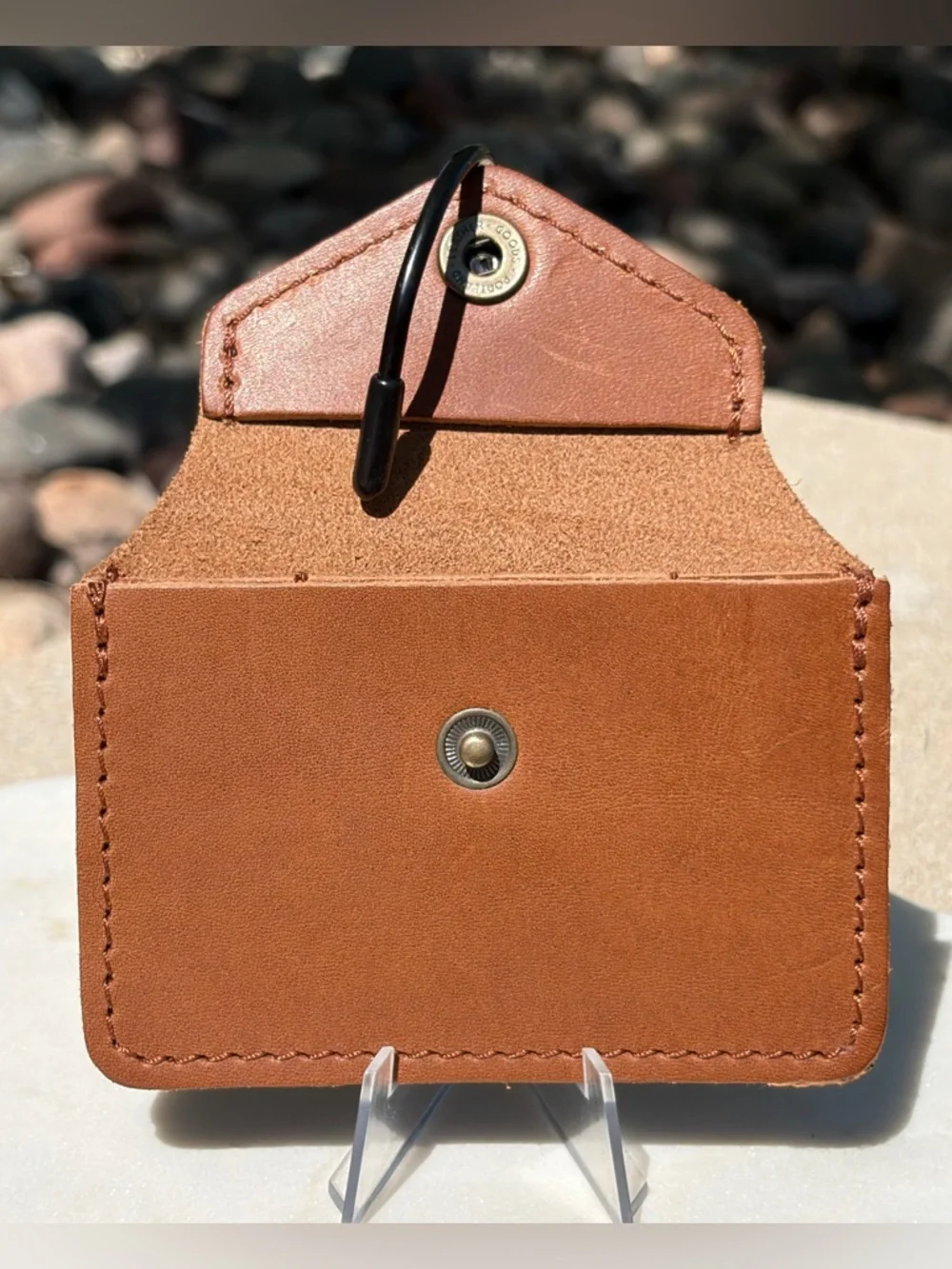 Love Bug Wallet Portland Leather Goods Biscotti Full-Grain Leather NWOT